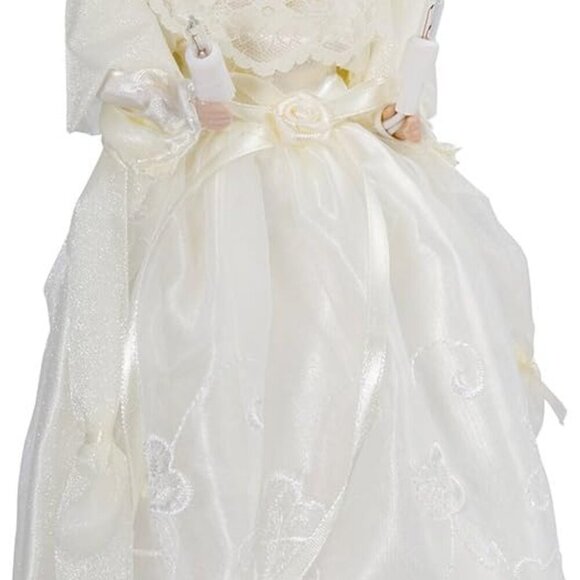 Other - Kurt Adler 10-Inch UL 10-Light Gold/Ivory Angel Treetop